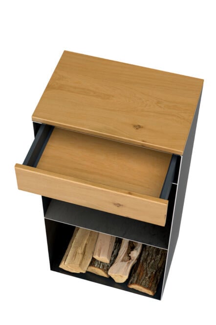 kaminholzregal-innen-metall-mit-rueckwand-stahl-design-modern-brennholzregal-holzaufbewahrung-kaminholz-offene-soft-close-schublade-schwarz-grau-classic-047-stahlzart