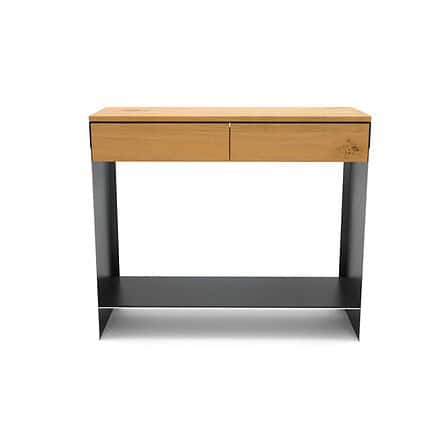 konsolentisch-ablagetisch-flurtisch-schwarz-schmal-holz-konsole-modern-metall-mit-schublade-flur-diele-design-eiche-mnmlsm-new