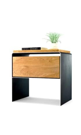 nachttisch-schwarz-grau-nachtschrank-nachtkaestchen-nachtkonsole-nachtkommode-holz-eiche-metall-design-modern-mit-schublade-new