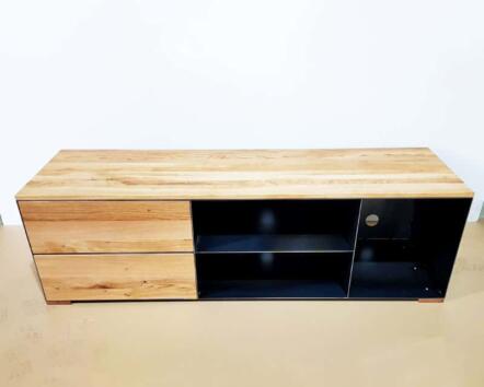 tv-sideboard-lowboard-tv-board-tv-moebel-holz-schwarz-eiche-massivholz-grau-metall-design-modern-mit-schubladen-stahl-p3