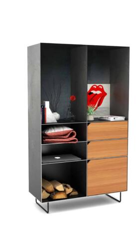 highboard-kommode-schlafzimmer-laerche-holz-mit-tuere-massivholz-modern-design-metall-schwarz-grau-stahl-mit-schubladen-mit-fuessen-classic