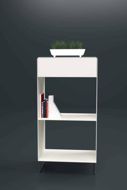 regal-weiss-metall-chrom-design-modern-designer-minimalistisch-edelstahl-mit-schublade-fly-high-1s-snow-white