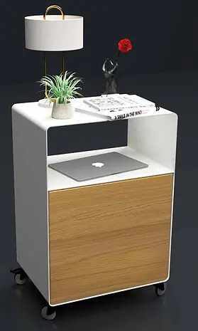 nachttisch-fuer-boxspringbett-weiss-holz-eiche-metall-modern-design-massivholz-eiche-astfrei-mit-rollen-designer-stahl-interior-schlafzimmer-stahlzart