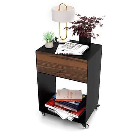 nachttisch-schwarz-holz-metall-modern-design-massivholz-mit-schublade-nussbaum-minimalistisch-mit-rollen-stahl-m.a.m.-3