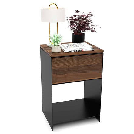 nachttisch-schwarz-holz-metall-modern-design-massivholz-nussbaum-mit-schublade-schlafzimmer-fuer-boxspringbett-minimalistisch-classic-1