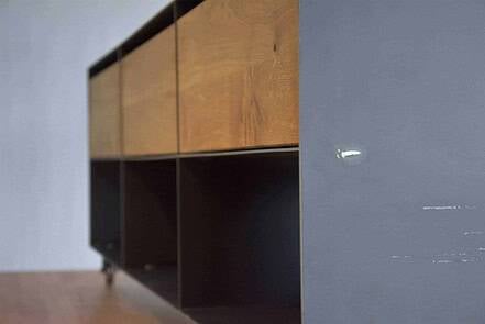 Sideboard Holz Metall - Modern Industrial Style (TV & HiFi) – Bild 3