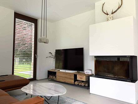 wohnzimmer-lowboard-tv-holz-schwarz-eiche-massiv-grau-massivholz-metall-industrial-modern-design-mit-2-schubladen-couchtisch-couch-stahlzart