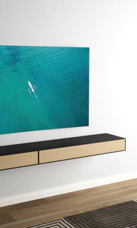 lowboard-haengend-holz-design-modern-massivholz-ahorn-schwarz-kabelfuehrung-schmal-industrial-200cm-breit-2-klappen-wohnzimmer-minimalistisch-stahlzart-cigar-2