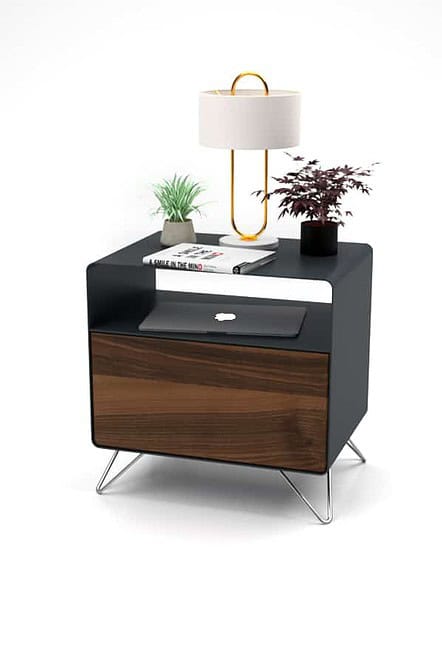 nachttisch-holz-metall-grau-modern-rund-schublade-design-industrial-massivholz-nussbaum-anthrazit-hairpin-legs-stahlzart-fly-high-7
