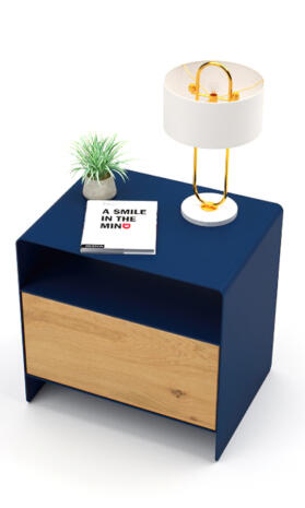 nachttisch-dunkelblau-holz-eiche-rund-modern-schmal-metall-mit-schublade-industrial-kleiner-design-massivholz-wildeiche-schlafzimmer-aari-2-stahlzart