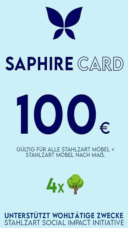 stahlzart-saphire-card-100-eur-gutschein-möbel-gutschein-exklusiv-rabattcode-einrichtungsgutschein-online-code-rabattgutschein-online-shopping-gutscheine-personalisierbar